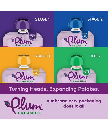 Plum Organics Stage 3 Baby Food | Carrot Sweet Potato Corn Pea & Chicken | 4oz Pouch (Pack of 6) - Buy Online on GoSupps.com