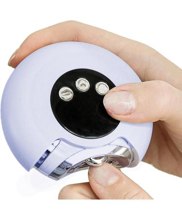 Baby Nail Trimmer Electric Automatic Nail Filer Electric Baby Nail Trimmer Versatile Nail File Safe Nail Clippers for Children Women Men Adults Purple - Buy Online on GoSupps.com