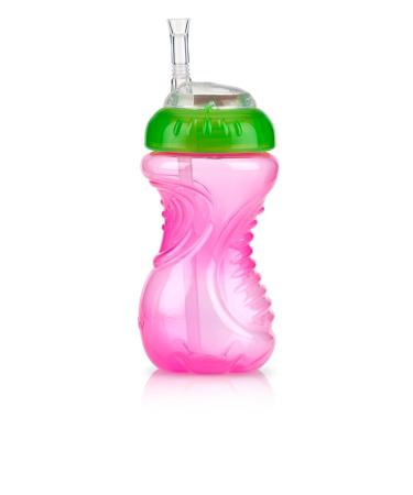Nuby No-Spill 10oz Cup with Flex Straw - Assorted Colors | Leak-proof Sippy Cup for Toddlers - Buy Online on GoSupps.com