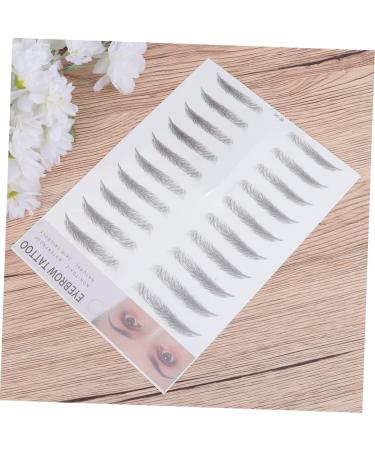 Beavorty Thickitstickitbrow 4 Pcs 3d Eyebrow Stickers Cosmetology Kit Hair Kit Makeup Kit Eyebrow Shaping Bionic Woman The Lazy 1 count (Pack of 1) Blackx2pcs - Buy Online on GoSupps.com