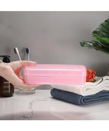 JUXYES Plastic Sterilizing Tray for Nail Art - Portable Sterilizer Organizer Transparent Storage Box for Tools & Accessories (Pink) - Shop Internationally - Buy Online on GoSupps.com