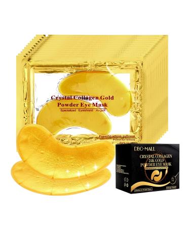 BO-MALL 24K Gold Hydro Jelly Mask - 60 Pairs (2 Boxes) - Collagen Under Eye Mask for Dark Circles & Puffiness - Buy Online on GoSupps.com