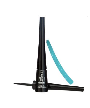 ZUZU LUXE Precision Liquid Liner (Nile - Jade Green/Matte)  Liquid Eyeliner featuring a fine calligraphy tip  quick-drying  water resistant. Natural  Paraben Free  Vegan  Gluten-free Cruelty-free  Non GMO  0.1 oz