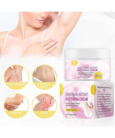 EXQST Underarm Whitening Cream Armpit Whitening Cream Brightening Moisturizing Body Cream Bleaching Cream for Dark Skin and Private Parts - Buy Online on GoSupps.com