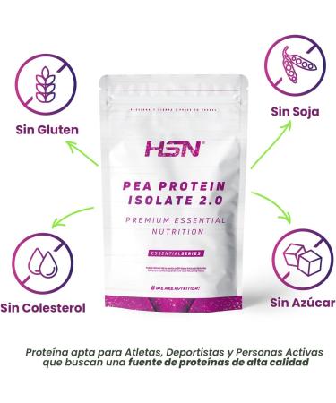  HSN HSN Pea Protein Isolate | Vanilla Flavor 2 kg 67 servings | 100% Vegan | Pea Protein Isolate | Non-GMO Gluten-Free - Buy Online on GoSupps.com