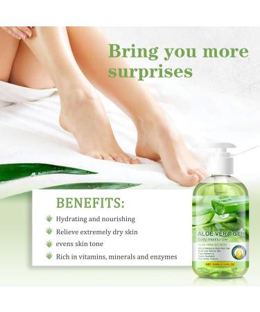 Aloe Vera Gel Aloe Vera Body Lotion For Women & Men Hydrating Body Lotion For Extremely Dry Skin Intense Hydration & Nourishment Non-Greasy Fast Absorbing Formula Moisturizers for Face Hand Foot - Buy Online on GoSupps.com