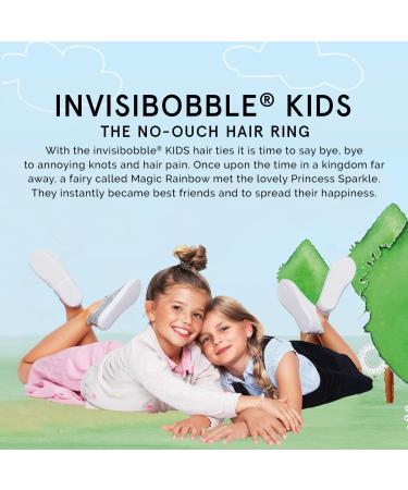 Invisibobble Children's Hair Tie - Princess Sparkle 3x Spiral Hair Ties | Colorful & Glittery | Original Munich Design - Buy Online on GoSupps.com