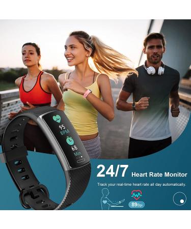Livikey Fitness Tracker  Activity Tracker with Heart Rate Monitor & Sleep Monitoring  IP68 Waterproof Pedometer  Calorie Counter  Health Fitness Watch for Sports Workout  Step Tracker for Women Men Black - Buy Online on GoSupps.com
