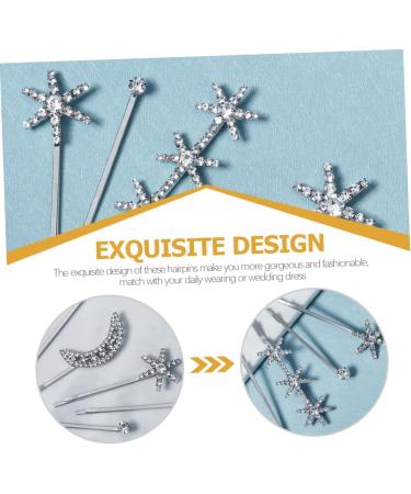 Didiseaon 1 Set Fringe Bobby Pin Girl Hair Clips Hair Jewels for Women Womens Hair Clips Star Hair Clips Barrettes for Women Wedding Hair Clip Rhinestone The Side Issue Card - Buy Online on GoSupps.com