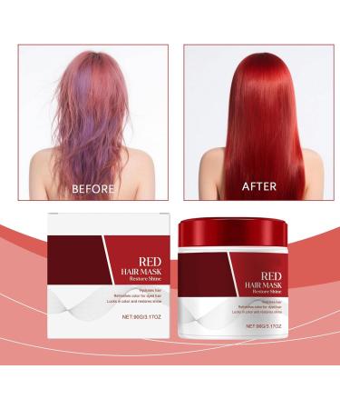 Red Depositing ConditionerMoisturizing Hair Red Color Repairing Conditioner Long Lasting Personal Care Products For Men Women Curly Style Dry Bathroom Home Travel Styl - Buy Online on GoSupps.com