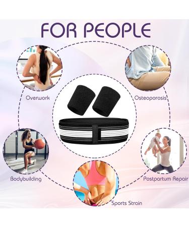 Sacroiliac SI Joint Hip Belt with 2 Wrist Braces Durable Anti-Slip Lower Back Support Brace Belt for Women & Men Breathable Pain Relief Device for Back Sciatica Pelvis Lumbar Nerve and Leg Pain - Buy Online on GoSupps.com