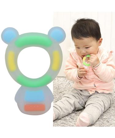 Baby Chew Toy - BPA Free Teether for Babies 0-6 Months | Easy to Hold & Prevents Biting - Blue - Buy Online on GoSupps.com