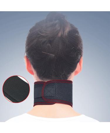 Ergonomic Neck Support Collar - Breathable Bandage with Velcro Fastener for Neck Pain Relief at Home & Office | Unisex - Buy Online on GoSupps.com