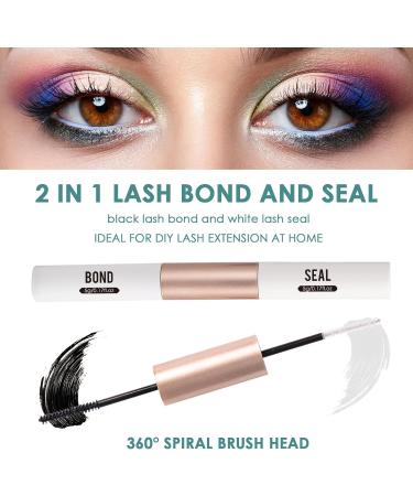 SISILILY Lash Extension Kit - 120 Cluster DIY False Eyelashes with Bond, Seal, Glue, and Tweezers - C D Curl 10/12/14/15/16mm - Buy Online on GoSupps.com