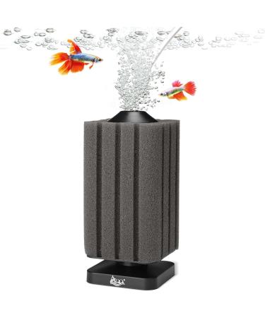 AQQA Aquarium Sponge Filter - 2024 Upgrade for Biological & Mechanical Filtration | Includes 1 Replacement Sponge (S for 20-120L) | International Shipping Available - Buy Online on GoSupps.com