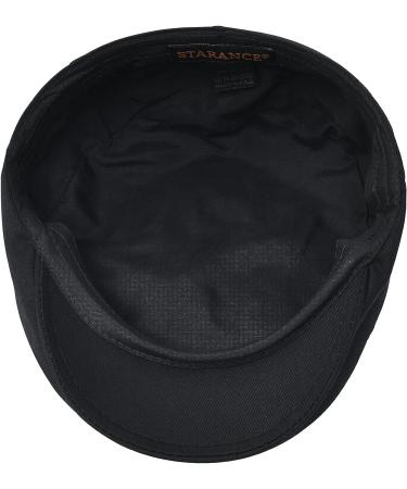 STARANCE Men's Cotton Flat Cap Ivy Gatsby Hat Black 7 3/4 - Buy Online on GoSupps.com