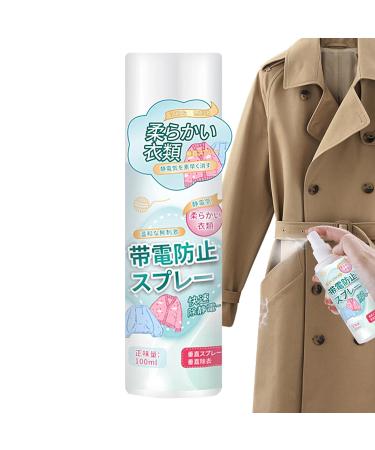Static Spray For Clothes - Antistatic Spray For Clothes Avoid Adsorption Odor Eliminator And Fabric Refresher Spray Rapid Touch 3.38fl.oz Ngumms
