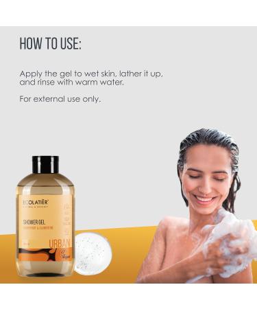 Ecolatier Grapefruit Body Wash - 97.5% Natural & Vegan Revitalizing Grapefruit & Clementine 20.3 Fl Oz - Buy Online on GoSupps.com
