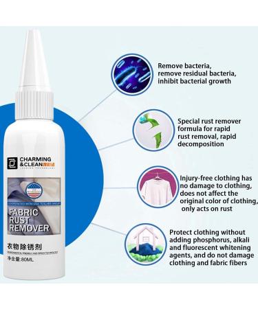 Fabric Rust Stain Remover - Spot Cleaner for Clothes Spray Clothes Cleaning Tools for Housekeeping for Cotton Wool Fabric for - Buy Online on GoSupps.com