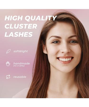 MAEXUS 160PCS False Eyelash Clusters Extensions | DIY Individual Lash Extensions - Bottom Lashes | 20D 0.07C 10-16mm MIX - Buy Online on GoSupps.com