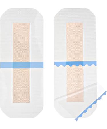 Waterproof Long Surgical Incision Bandages for Knee Replacement - Silicone Adhesive Dressing & Non-Stick Pads - Hip Wound Care Shower Patches (4x10 Inch Pack of 5 - Buy Online on GoSupps.com