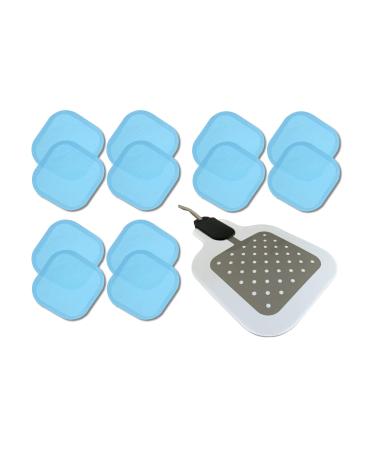 replacement sets (12 pieces) Gel Pads Tenspad Silver compatible with Beurer EM 59 Heat devices. - Buy Online on GoSupps.com
