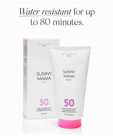 HATCH Collection Sunny Mama Body Sunscreen SPF 50 | Pregnancy Safe Mineral Sunscreen - Buy Online on GoSupps.com