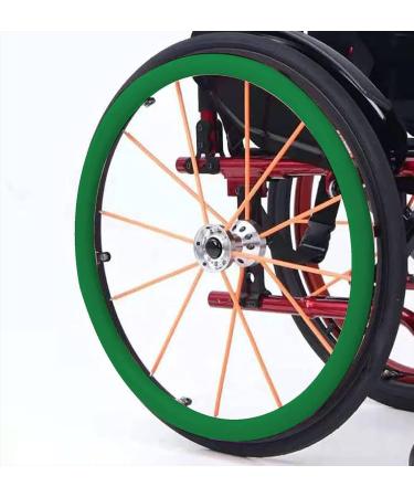 Silicone Wheelchair Push Rim Covers Non-Slip Wear-Resistant Hand Push Cover Wheelchair Handrim Covers (Color : E Size : 24 inch) 24 inch E