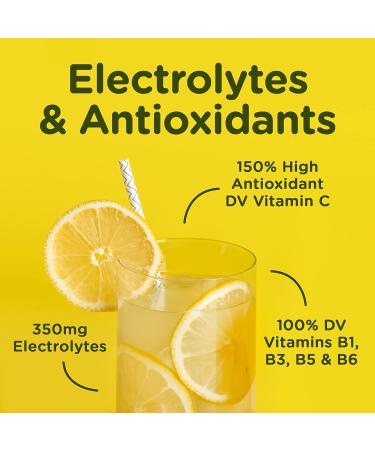 Stur Electrolyte Hydration Powder - Lemonade Flavor | Sugar Free | 100 Servings | Antioxidants & B Vitamins | Non-GMO | Keto & Vegan Friendly - Buy Online on GoSupps.com