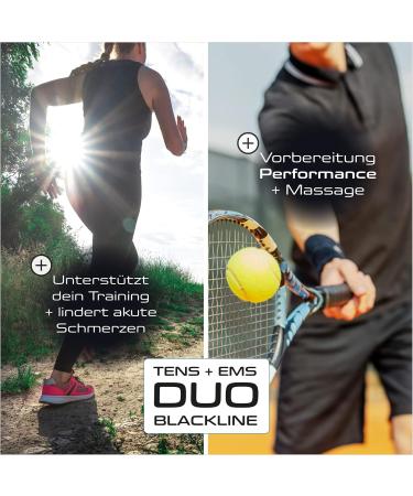 Prorelax Tens/Ems Duo Blackline | Electrotherapy Device for Chronic Pain & Muscle Building | Dual Therapy Massage Device for Tension Relief - Buy Online on GoSupps.com