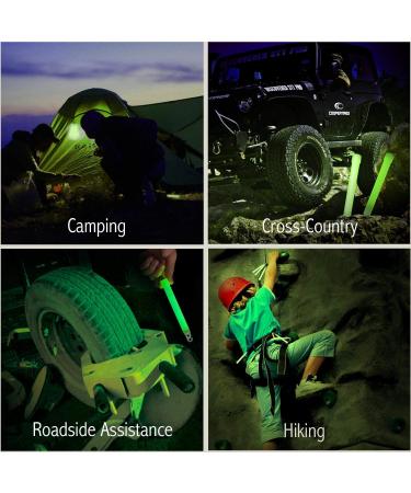 Industrial Grade Glow Sticks - Ultra Bright Emergency Light Sticks for Camping - 12-90PCS, 6 inches, Lasts Over 12 Hours - Hurricane & Earthquake Survival Kit Supplies - Multi Color - Buy Online on GoSupps.com