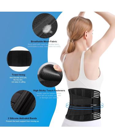 Buy Back Support Belt for Posture Correction - Lumbar Spine Back Bandage with Adjustable Straps - Breathable XL (115-140cm) for Men & Women - Buy Online on GoSupps.com
