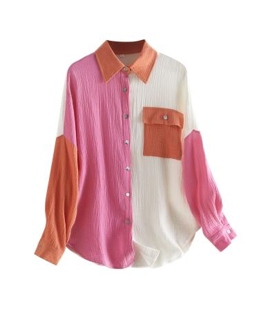 Women Blouse and Shirts Sale Clearance Summer Tee Shirt Retro Vintage Half Sleeve Round Neck Cotton Linen Loose Fit Shirts Blouse Ladies Tshirt Casual Floral Party T Shirts 733-qppoj-6-a L