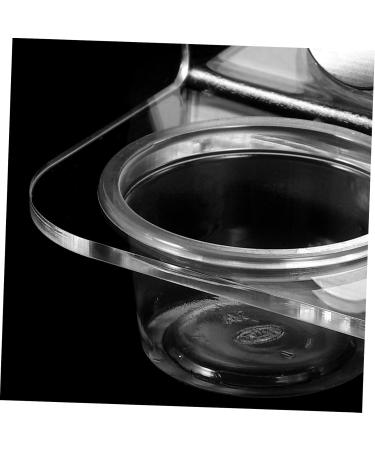 Hohopeti 2 Sets Magnetic Water Feeder Cup Leaopard Tortoise Comida Gecko Crestado Worm Reptile Acrylic - Buy Online on GoSupps.com