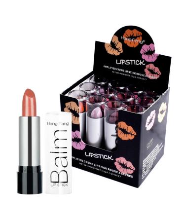 Mattes lipstick make-up 12-set velvety lipstick durable lipstick lip gloss beauty cosmetics set for girls and women (sexy one size) one size sexy