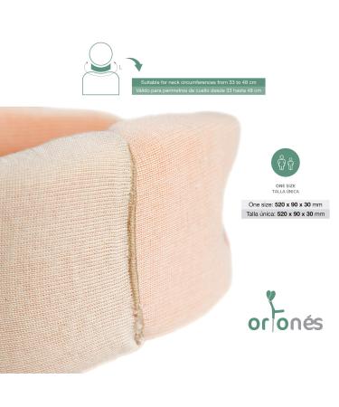 Ortones Roll Ruff - Removable Cervical Neck Support for Pain Relief | Beige | International Shipping Available - Buy Online on GoSupps.com
