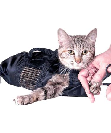 Yuehua Mech Cat Care Bag | Pet Pocket Bag for Nail Clipping & Bathing | Anti-Bleeding Scratch-Resistant Mesh Pockets - Buy Online on GoSupps.com