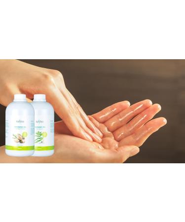 Italfisio Professional Massage Oil - 100% Sweet Almond Oil 500ml | Face & Body Aromatherapy for Optimal Relaxation - Buy Online on GoSupps.com