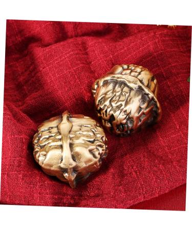 Handball Ornaments - Brass Power Meditation Balls | Chinese Walnut Stress Relief | International Shipping - Buy Online on GoSupps.com
