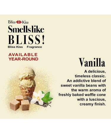 Bliss Kiss Vanilla Fragrance Nail Oil Cuticle Dropper with Vitamin E & Jojoba - Nail Strengthener and Growth Treatment for Brittle Nails - 0.5oz - Buy Online on GoSupps.com