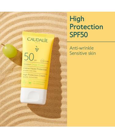 Caudalie Vinosun Protect High Protection Cream SPF50-50 mL - Buy Online on GoSupps.com