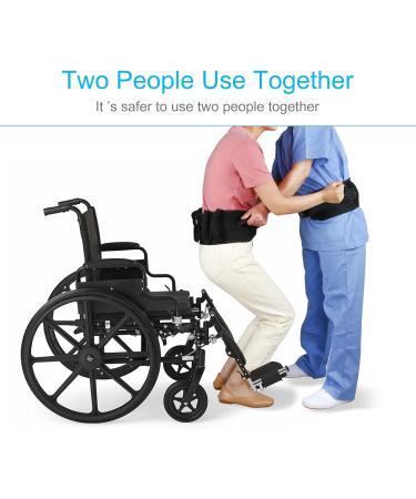 Reaqer Transfer Belt with 7 Loops | Quick Lock Buckle for Senior & Physiotherapy | Medical Girdle for Safe Ambulation - Buy Online on GoSupps.com