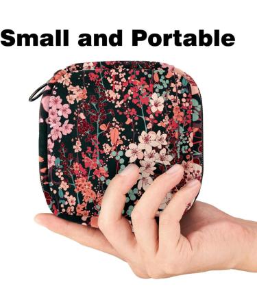 Women's Binding Pocket Flower Pattern Bags | Tampon Storage & Zip Pockets - Multi08 - Buy Online on GoSupps.com