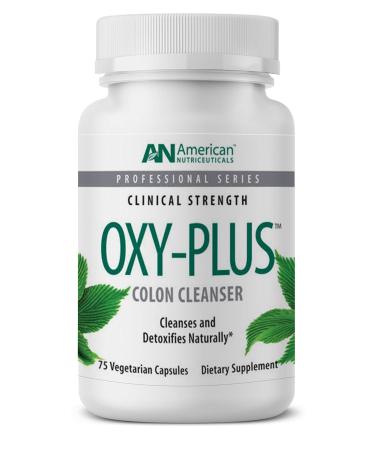 American Nutriceuticals  Oxy-Plus  75 Capsules  Professionally Formulated Colon Cleanse Enhanced with Magnesium & Bioflavonoids  No Cramping or Bloating  Stimulant Free