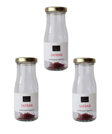 Marque fran aise ind pendante | Petite entreprise familiale | Safran de qualit Premium 1 5g (3x0 5g) | Origine Gr ce | Le Monopati Signature | 100% Naturel et pur | | Sans additifs ni conservateurs