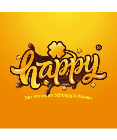 Happy Chocolate Lucky Cookies - Vegan Party Box | 50 Delicious 6g Chocolate Cookies - Buy Online on GoSupps.com