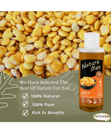 Nature Max Lupine Oil Essential Oils Natural Undiluted Pure For Hair And Skin Care Cold Pressed Premium (1Pack 3.38 oz / 100 ml)  - Buy Online on GoSupps.com