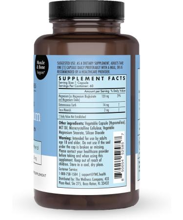 Magnesium Glycinate and Magnesium Citrate Supports Muscle Relaxation and Cardiovascular Health | 60ct (2 Month Supply) - Buy Online on GoSupps.com
