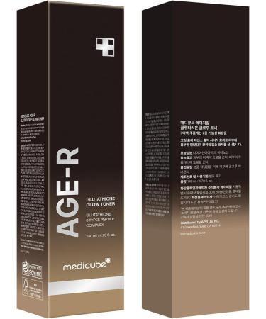 medicube Age-R Glutathione Glow Milky Toner Low-Irritation Double Layer Toner for Glass Glow Skin with Peptide Even Skin Tone Radiance Hydration Korean Skincare - Buy Online on GoSupps.com