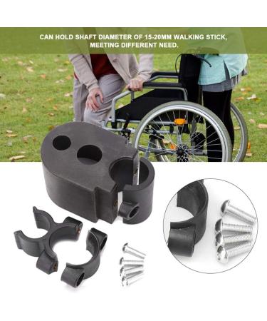 Walking Stick Holder for Wheelchair, Walker & Rollator - Mobility Aid Accessory for Elderly & Disabled Users - Buy Online on GoSupps.com